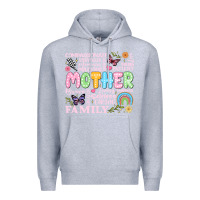 Heather Grey retro mother Premium Hoodie - JahusDesignShop