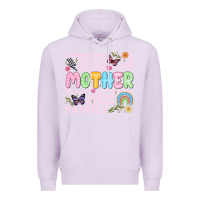 Lilac retro mother Premium Hoodie - JahusDesignShop