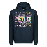 Navy retro mother Premium Hoodie - JahusDesignShop