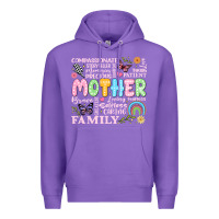 Purple retro mother Premium Hoodie - JahusDesignShop