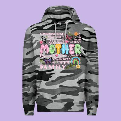 Retro Mother Premium Hoodie Designed By Jahusdesignshop