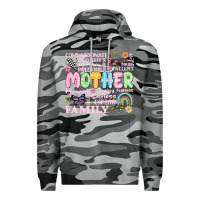 Slate Camo retro mother Premium Hoodie - JahusDesignShop