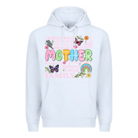 White retro mother Premium Hoodie - JahusDesignShop