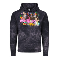 Cloud Black easter day farm animals truck Vintage Hoodie - RacoonDesign