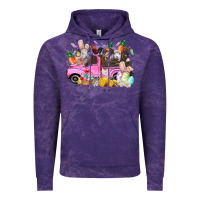 Cloud Purple easter day farm animals truck Vintage Hoodie - RacoonDesign