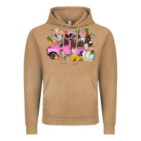 Easter Day Farm Animals Truck Vintage Hoodie | Teevron