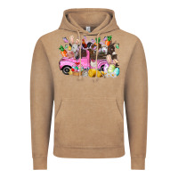 Vintage Coffee easter day farm animals truck Vintage Hoodie - RacoonDesign