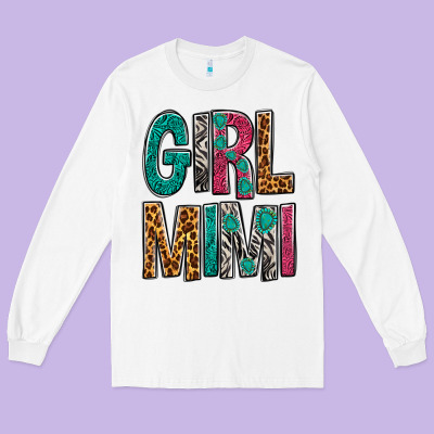 Girl Mimi Long Sleeve Tee Designed By Nancycooperartshop