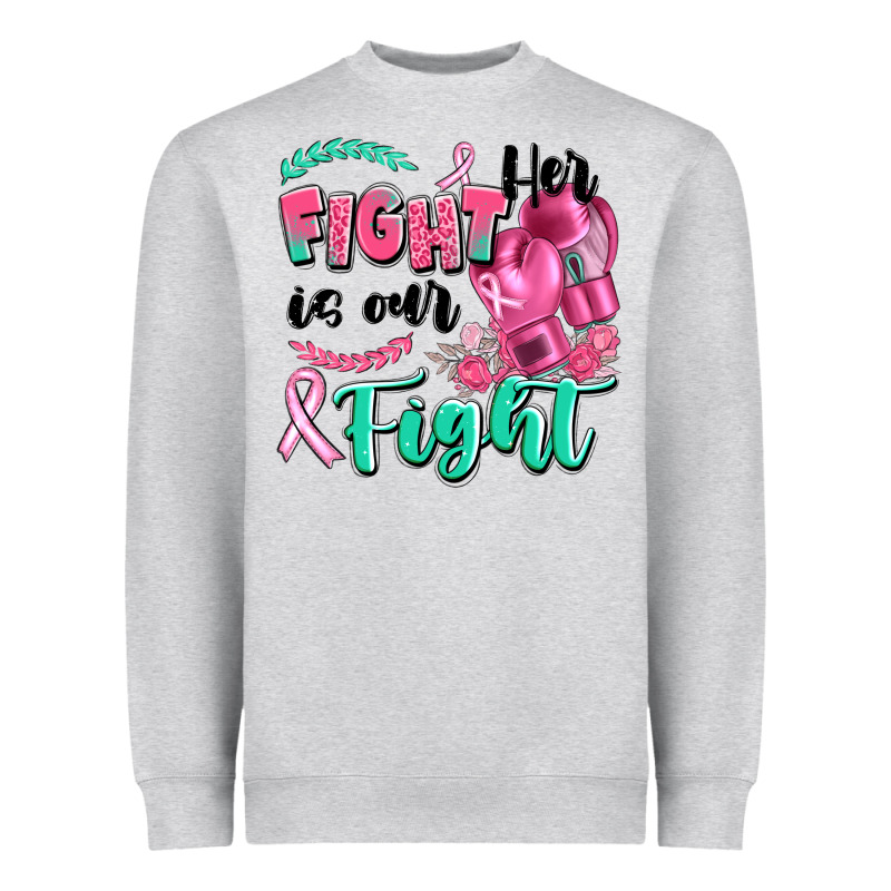 Her Fight Is Our Fight Heavyweight Sweatshirt by Artiststas | Teevron