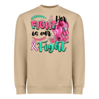 Mushroom her fight is our fight Heavyweight Sweatshirt - Artiststas