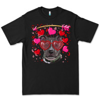 Black Valentine's day  pitbull Premium Tee - RanaPortraitStore