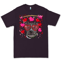 Plum Valentine's day  pitbull Premium Tee - RanaPortraitStore