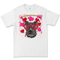 White Valentine's day  pitbull Premium Tee - RanaPortraitStore