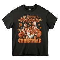 Asphalt Have a melanin Christmas black girl sneakers Heavy Core Tee - RanaPortraitStore