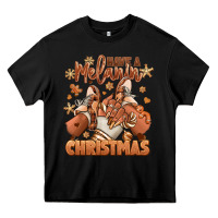 Black Have a melanin Christmas black girl sneakers Heavy Core Tee - RanaPortraitStore