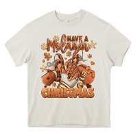 Have A Melanin Christmas Black Girl Sneakers Heavy Core Tee | Teevron