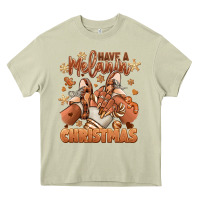 Mossy Have a melanin Christmas black girl sneakers Heavy Core Tee - RanaPortraitStore