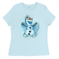 Olaf Snowman Ladies Tee | Teevron