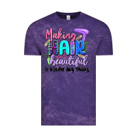 Cloud Purple making hair beautiful is kinda my thing Vintage Tee - Artiststas