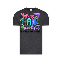 Vintage Black making hair beautiful is kinda my thing Vintage Tee - Artiststas