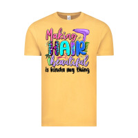 Vintage Mustard making hair beautiful is kinda my thing Vintage Tee - Artiststas