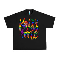 Black kiss me Urban Heavy Tee - JahusDesignShop