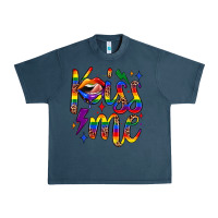 Midnight Navy kiss me Urban Heavy Tee - JahusDesignShop