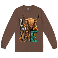 Chestnut love long haired cow Long Sleeve Tee - Jasminsmagicworld