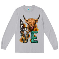 Moon Dust love long haired cow Long Sleeve Tee - Jasminsmagicworld