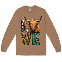 Toasted Coconut love long haired cow Long Sleeve Tee - Jasminsmagicworld