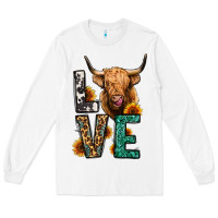 White love long haired cow Long Sleeve Tee - Jasminsmagicworld