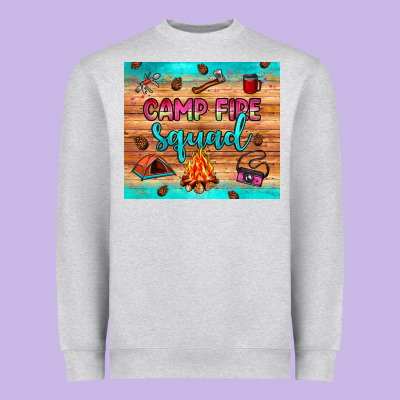 Camp Fire Squad Heavyweight Sweatshirt Designed By Jahusdesignshop