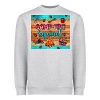 Heather Grey camp fire squad Heavyweight Sweatshirt - JahusDesignShop