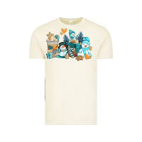 Vintage Arctic winter snowman coffee cups Vintage Tee - AdoDesignShop
