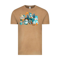 Vintage Camel winter snowman coffee cups Vintage Tee - AdoDesignShop