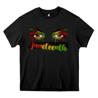 Black Juneteenth eyes Heavy Core Tee - RanaPortraitStore