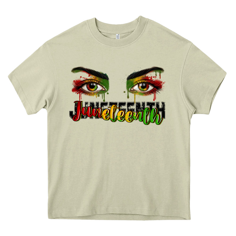 Juneteenth Eyes Heavy Core Tee by RanaPortraitStore | Teevron