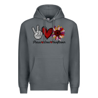 Rock peace love sunflower Premium Hoodie - Bettercallsaul