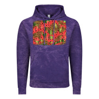 Cloud Purple watermelon leopard pattern background Vintage Hoodie - HRA Design Shop