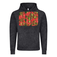 Vintage Black watermelon leopard pattern background Vintage Hoodie - HRA Design Shop
