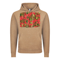 Vintage Coffee watermelon leopard pattern background Vintage Hoodie - HRA Design Shop