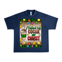Navy christmas fueled by cocoa and christ Urban Heavy Tee - Artiststas