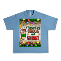 Pebble Blue christmas fueled by cocoa and christ Urban Heavy Tee - Artiststas