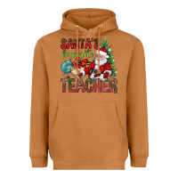 Meerkat Santa's Favorite Teacher Heavyweight Hoodie - BundleAndBundleShop