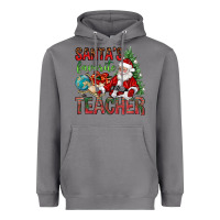 Storm Santa's Favorite Teacher Heavyweight Hoodie - BundleAndBundleShop