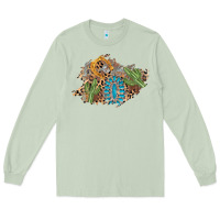 Matcha horseshoe leopard gemstone cactus patch Long Sleeve Tee - AdoDesignShop