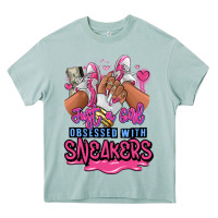 Arona Just a girl obsessed with sneakers Heavy Core Tee - RanaPortraitStore