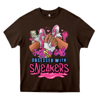 Just A Girl Obsessed With Sneakers Heavy Core Tee | Teevron