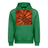 Emerald distressed basketball pattern Urban Hoodie - TumblerDesignByShophia