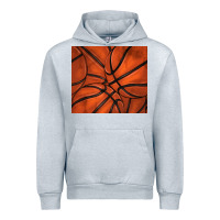 Heather Grey distressed basketball pattern Urban Hoodie - TumblerDesignByShophia